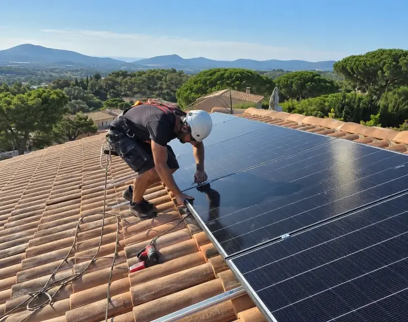 Installateur panneaux solaires Les Touches — pose photovoltaïque sur toiture